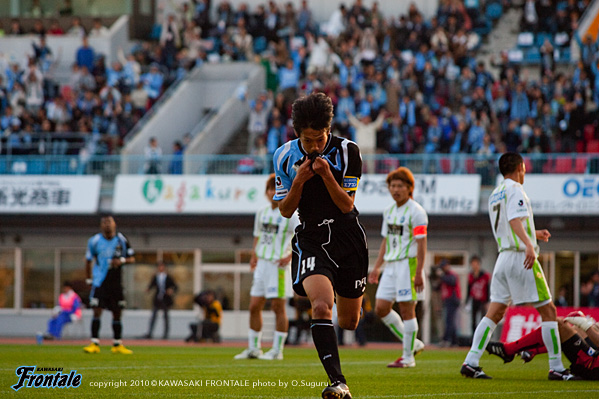 嬉しい今季初ゴール！MF14／中村憲剛選手